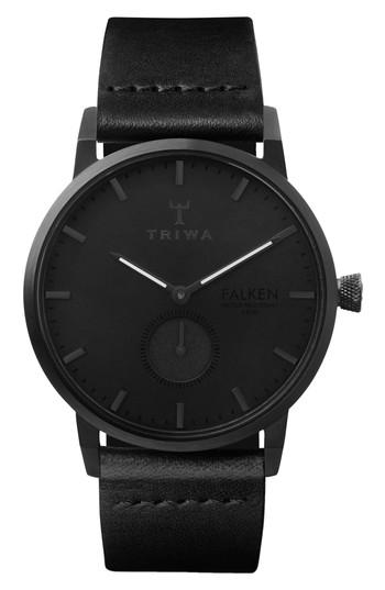 Women's Triwa Falken Leather Strap Watch, 38mm