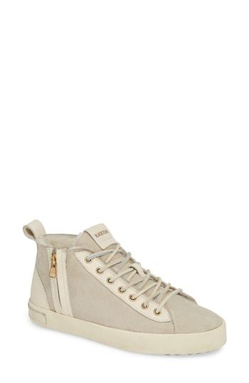 Women's Blackstone Ql47 Genuine Shearling Lined Sneaker Us / 36eu - Grey