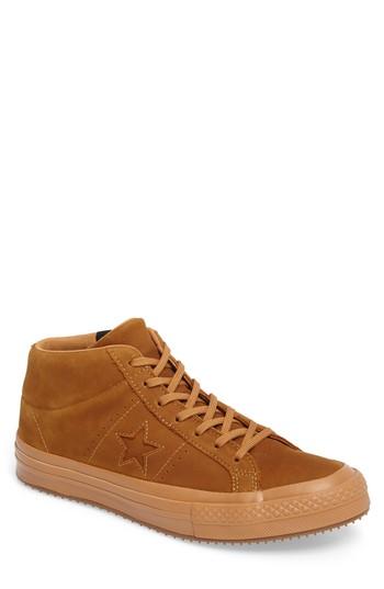 Men's Converse One Star Mid Sneaker .5 M - Brown