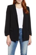 Women's Maje Check Plaid Bomber Jacket Us / 36 Fr - Black