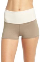 Women's Alo Aura High Waist Shorts - Beige