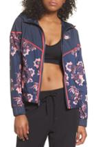 Women's Nike Sportswear Floral Print Track Jacket - Blue