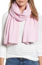 Women's Halogen Cashmere Scarf, Size - Pink
