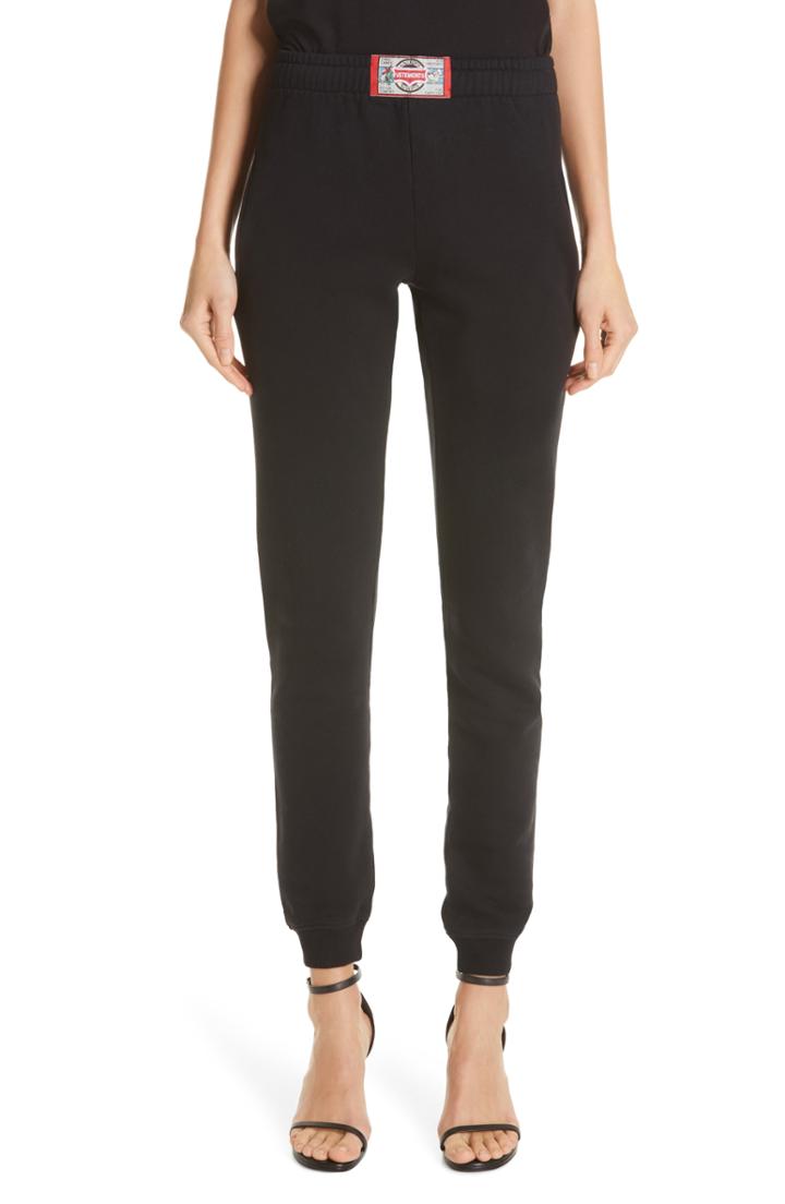 Women's Vetements Skinny Sweatpants - Black