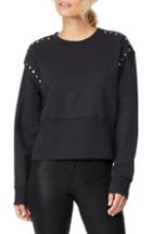 Women's Habitual Stud Knit Pullover - Black