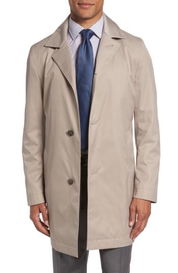 Men's Boss Dais Water-repellent Car Coat R - Beige