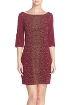 Women's Leota Dolman Sleeve Jersey Sheath Dress - Burgundy