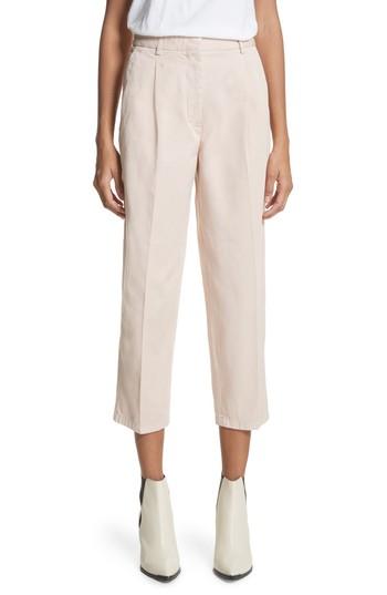 Women's Acne Studios Tabea Crop Chinos Us / 34 Eu - Pink
