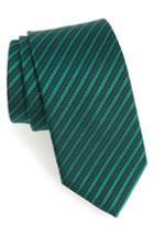 Men's Salvatore Ferragamo Abbe Archival Jacquard Silk Tie, Size - Green