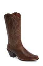 Women's Ariat Round Up D-toe Western Boot M - Brown