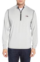 Men's Cutter & Buck Baltimore Ravens - Meridian Half Zip Pullover - Black