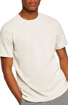 Men's Topman Boxy Fit Stripe Roller T-shirt - White