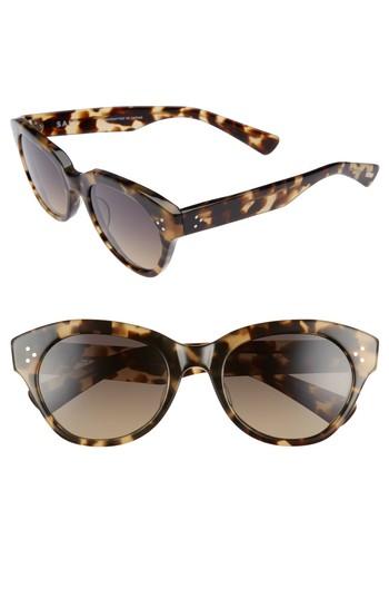 Women's Salt Bobbi 53mm Cat Eye Polarized Sunglasses - Yellow Jacket