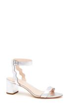 Women's Loeffler Randall Emi Scalloped Sandal .5 M - Metallic