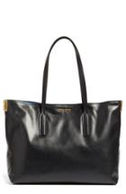 Miu Miu Large Calfskin Leather Shopper - Ivory