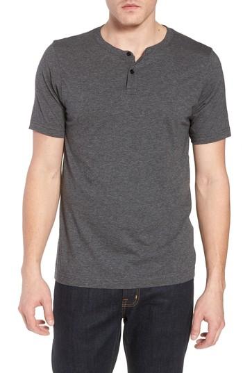 Men's Travis Mathew Devane Henley, Size - Grey