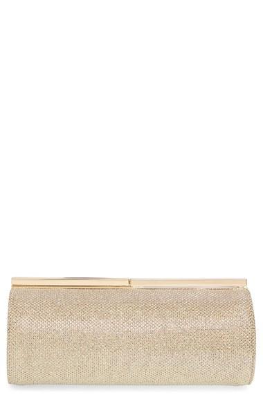 Jimmy Choo 'trinket' Glitter Mesh Clutch -