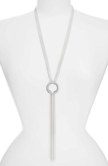 Women's Karine Sultan Jade Tassel Y-necklace