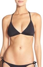 Women's Becca Color Code Triangle Bikini Top - Burgundy