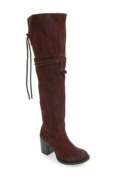 Women's Freebird By Steven Brock Over The Knee Boot M - Burgundy