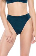 Women's Becca Mesa Verde High Waist Bikini Bottoms - Blue/green