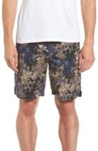 Men's Treasure & Bond E-waist Print Utility Shorts, Size - Blue