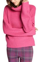 Women's Sanctuary Cowl Neck Shaker Sweater - Pink