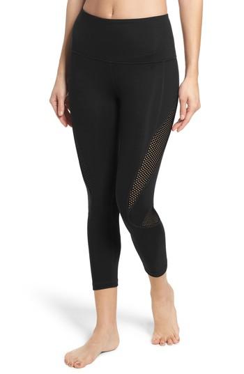 Women's Zella High Waist Crop Leggings, Size - Black