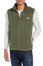 Men's The North Face Gordon Lyons Zip Fleece Vest - Green