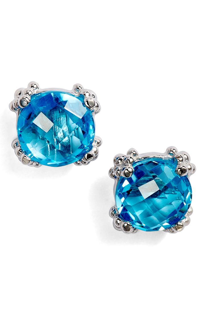 Women's Anzie Small Cluster Topaz Stud Earrings