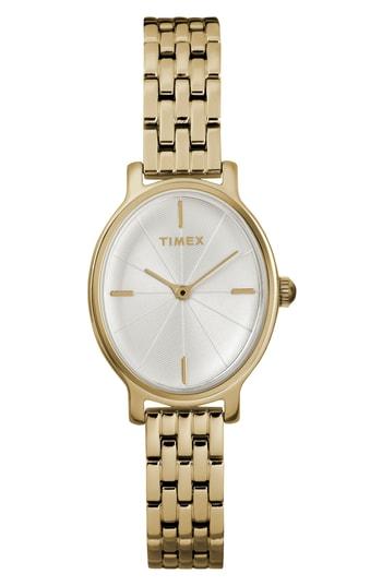 Women's Timex Milano Oval Bracelet Watch, 24mm