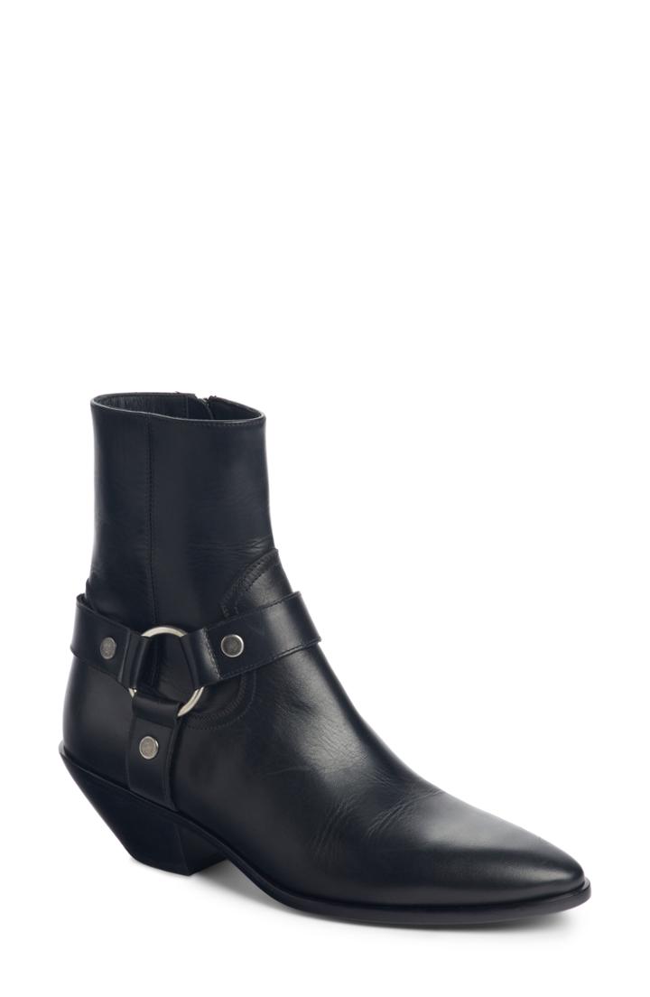 Women's Saint Laurent Western Bootie .5us / 36.5eu - Black