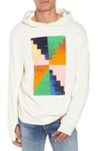 Men's Frame Pyramid Classic Fit Hoodie, Size - White