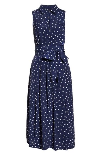 Women's 1901 Polka Dot Midi Shirtdress