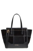 Salvatore Ferragamo Medium Amy Patchwork Leather Tote -