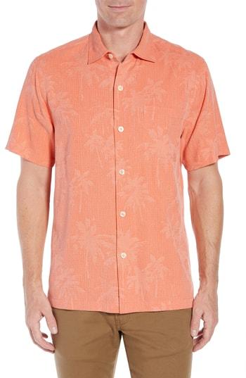 Men's Tommy Bahama Digital Palms Silk Sport Shirt