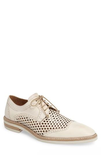 Men's Mezlan Alvarez Spectator Shoe M - White