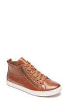 Women's Rockport Cobb Hill Willa High Top Sneaker .5 M - Brown