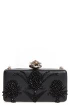 Alexander Mcqueen Embellished Nappa Leather Clutch -