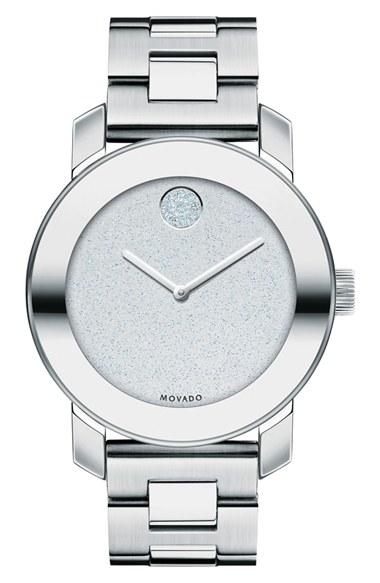 Women's Movado Bold Crystal Marker Bracelet Watch, 36mm (nordstrom Online Exclusive)