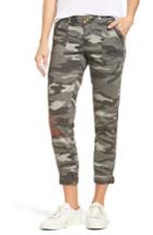 Women's Wit & Wisdom Embroidered Camo Utility Joggers