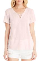 Women's Michael Stars Supima Cotton Tee, Size - Blue