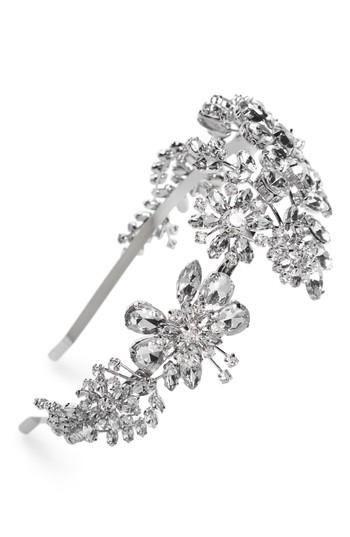 Cara Ornate Crystal Headband, Size - Metallic