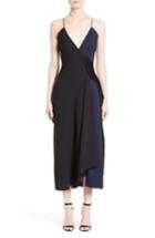 Women's Victoria Beckham Asymmetrical Camisole Dress Us / 6 Uk - Black
