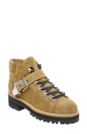 Women's Marc Fisher D Indre Platform Boot, Size 5 M - Brown