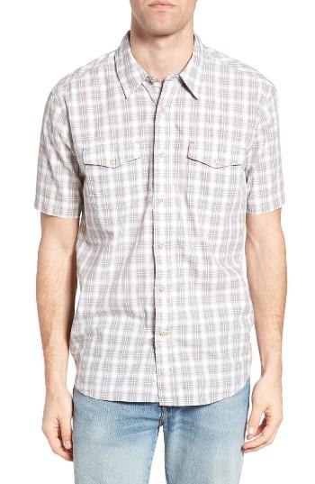 Men's True Grit Soho Plaid Cotton Sport Shirt