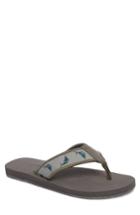 Men's Tommy Bahama Allegro Flip Flop M - Grey