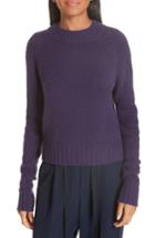 Women's Vince Shrunken Cashmere Sweater - Purple