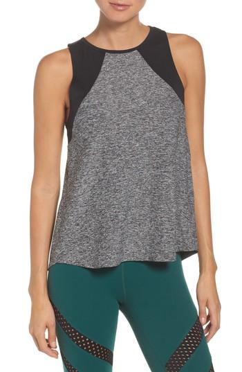 Women's Beyond Yoga Open Up Tank - Grey