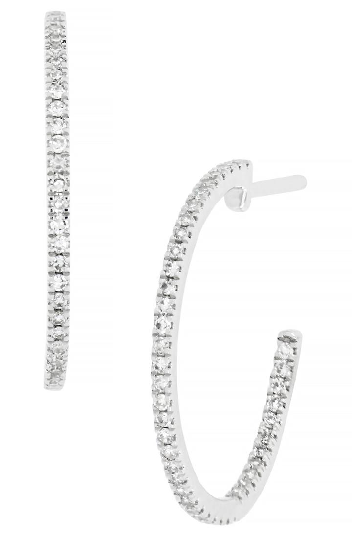 Women's Carriere Diamond Inside Out Hoop Earrings (nordstrom Exclusive)